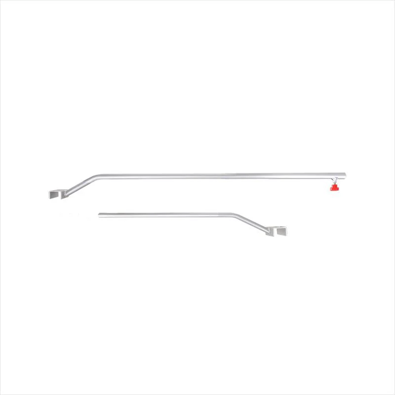 Flach,- Planenbügel ALU verstellbar 108-146cm